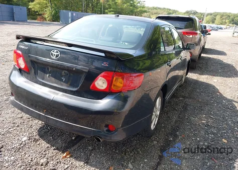 2009 Toyota Corolla S from USA, damaged, VIN 2T1BU40E09C124501